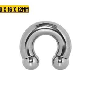 FERRADURA AÇO R/I - 8.0 X 16 X 12MM