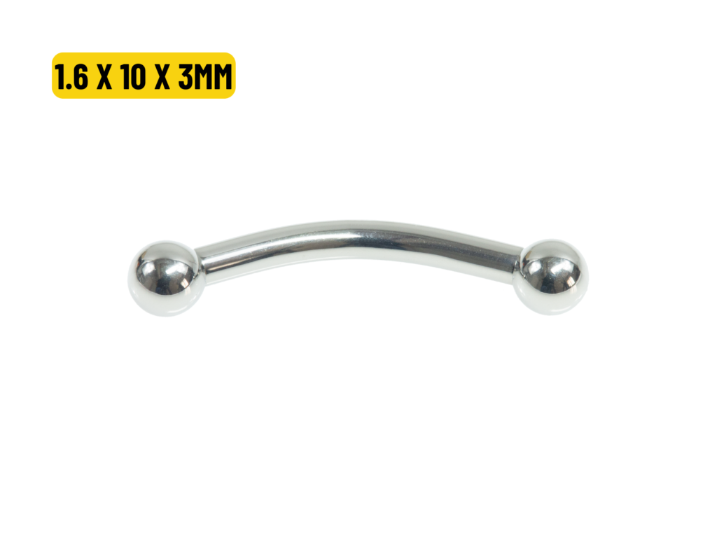 MICRO CURVO AÇO - 1.6 X 10 X 3MM