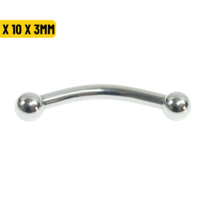 MICRO CURVO AÇO - 1.6 X 10 X 3MM