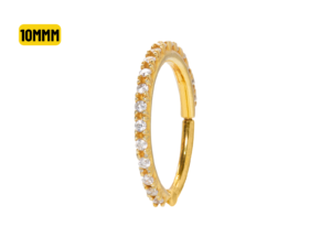 CONCH CLICKER CRAVEJADO PRATA 10MM – ART6 BANHADO