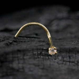 NOSTRIL OURO 18K C/ GARRAS - AMARELO - NO058