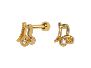 MICRO RETO SIGNO CAPRICÓRNIO – BANHADO A OURO