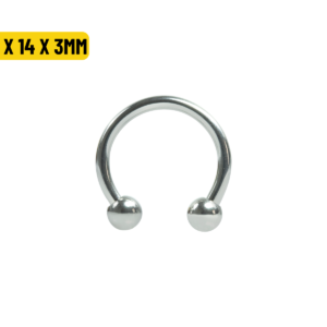 FERRADURA AÇO 1.2 X 14 X 3MM