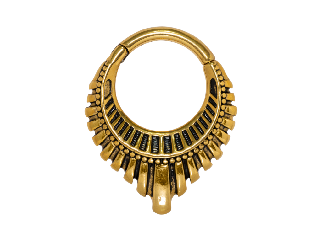 PÊNDULO AÇO PVD GOLD MAGNÉTICO - 4MM
