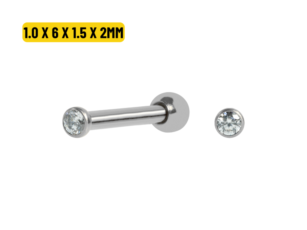 MICRO RETO AÇO AUSTRALIANO - 1.0 X 6 X 1.5 X 2MM