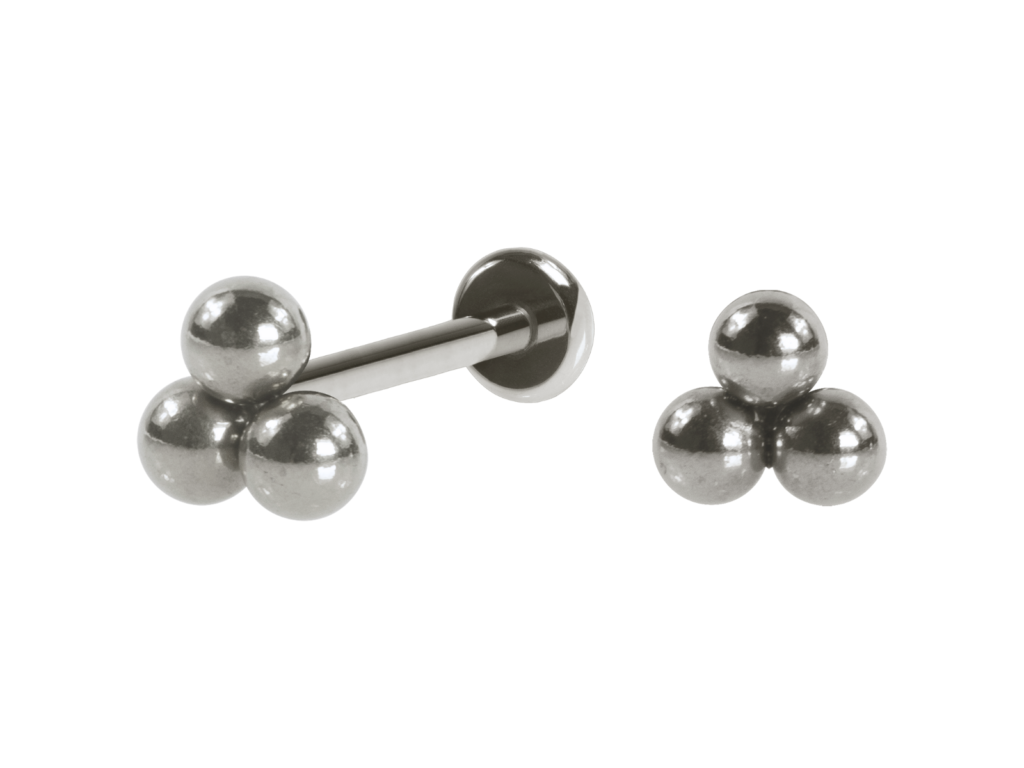 LABRET TITÂNIO R/INTERNA TRINITY