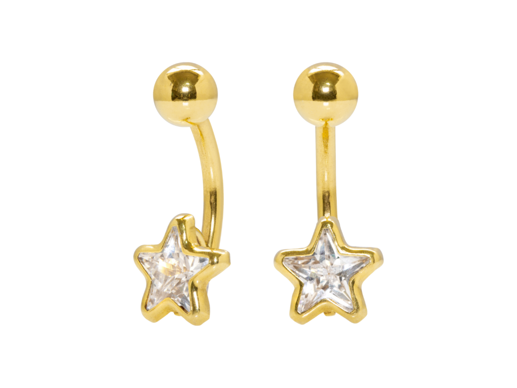 BANANA BELL ESTRELA G - UP103 (BANHADO A OURO)