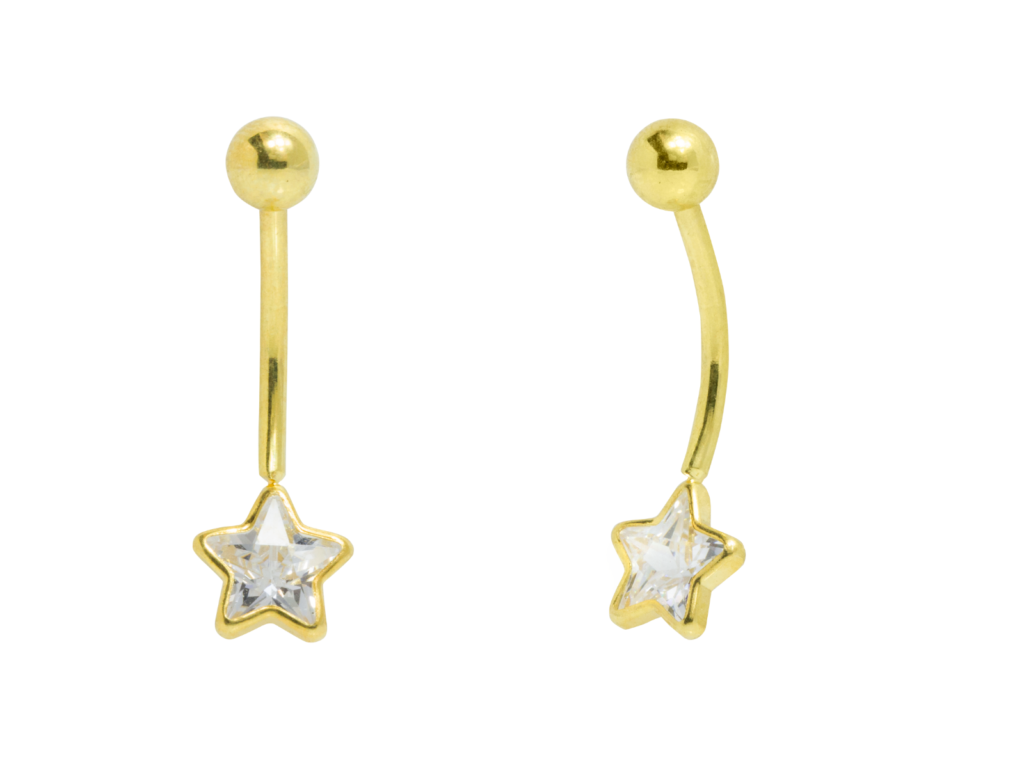BANANA BELL ESTRELA - BANHADO A OURO