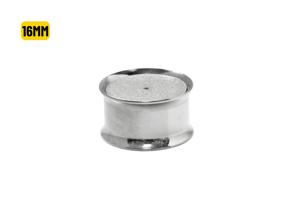 ALARGADOR PLUG AÇO C/ FURO P/ BRINCO - 16MM