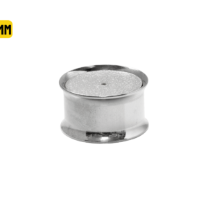 ALARGADOR PLUG AÇO C/ FURO P/ BRINCO - 16MM