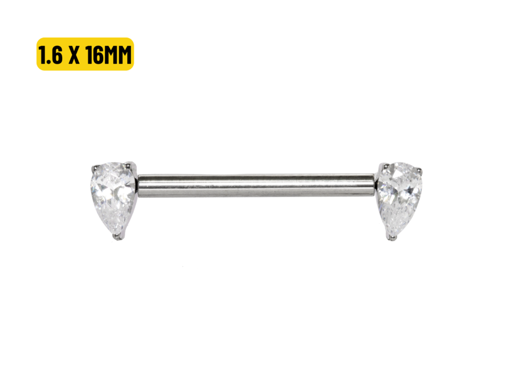 MAMILO TITÂNIO PUSH PIN GOTA - 1.6 X 16MM
