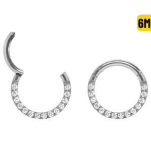SEGMENTO CLICKER AÇO FRONTAL CRAVEJADA - 1.2 X 6MM