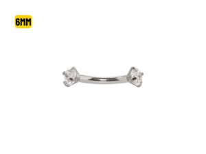MICRO CURVO AÇO R/I C/ ZIRCÔNIA – 6MM