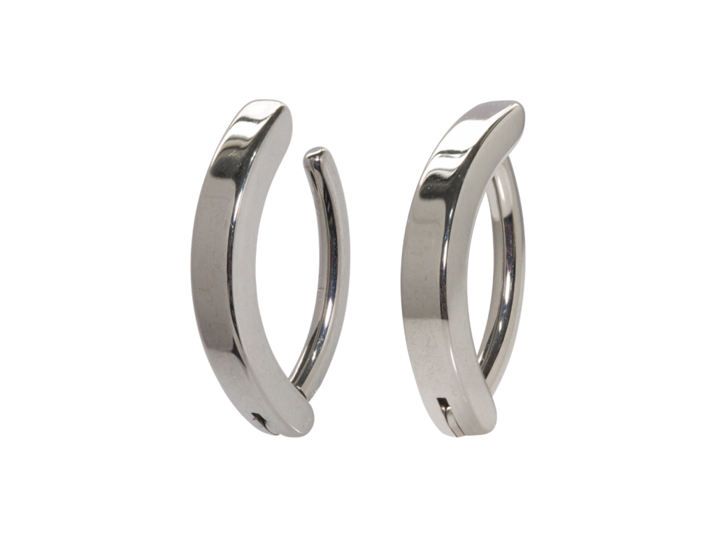 UMBIGO ARGOLA CLICKER TITÂNIO - 1.6 X10MM