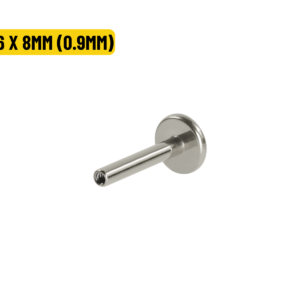 LABRET HASTE R/I TITÂNIO - 1.6 X 8MM ( 0.9MM )