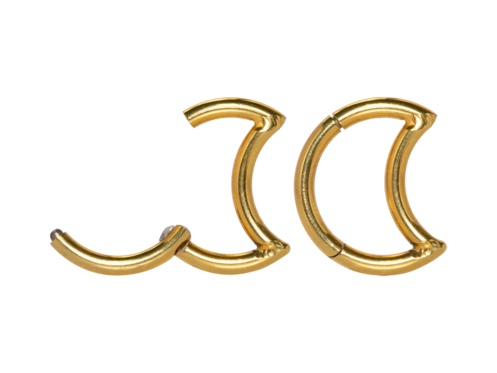 LUA CLICKER TITÂNIO PVD GOLD