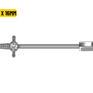 MAMILO TITÂNIO R/I ADAGA - 1.2 X 16MM