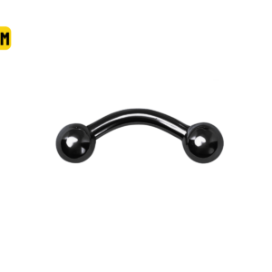MICRO CURVO PVD BLACK 1.2 X 6 X 2.5MM