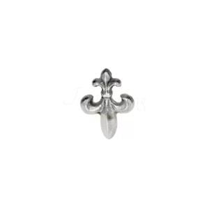 TOPO MICRODERMAL PRATA 950 - FLOR DE LIS