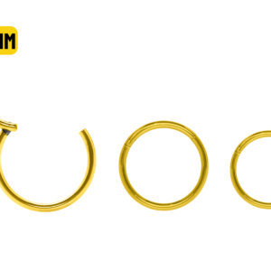 SEGMENTO CLICKER AÇO PVD GOLD - 1.2 X 6MM