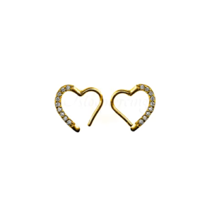 HEART CLICKER LATERAL CRAVEJADA PVD GOLD