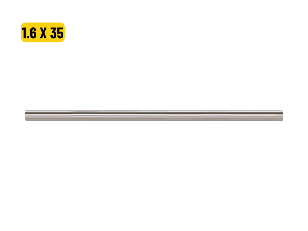 HASTE RETA TITÂNIO R/I - 1.6 X 35MM
