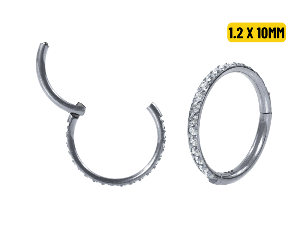 SEGMENTO CLICKER TITÂNIO C/ ZIRCÔNIA - 1.2 X 10MM
