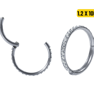 SEGMENTO CLICKER TITÂNIO C/ ZIRCÔNIA - 1.2 X 10MM