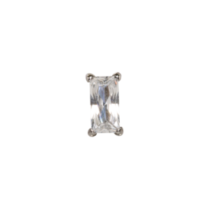 TOPO TITÂNIO 0.9 (1.2MM) - RETÂNGULO C/ ZIRCÔNIA