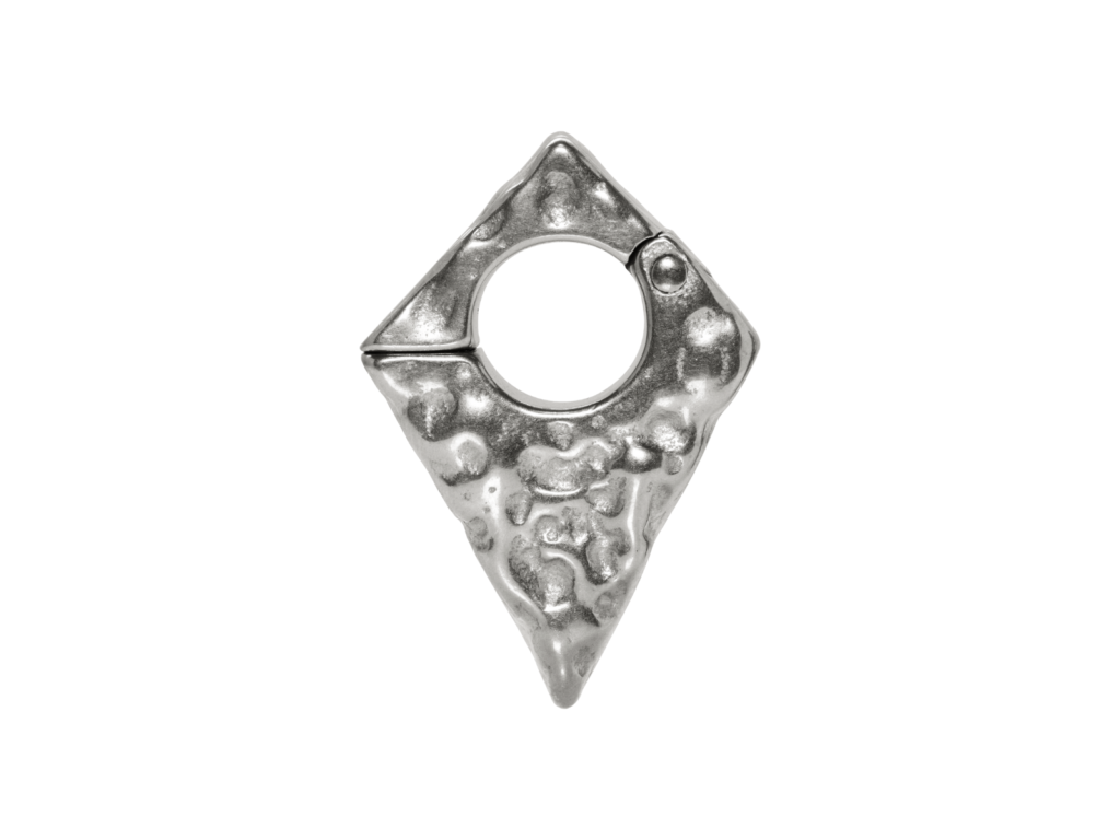 PÊNDULO LOSANGO MARTELADO AÇO MAGNÉTICO - 4MM