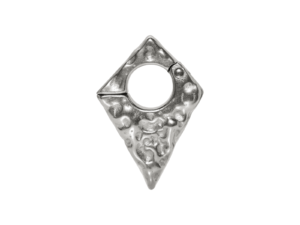 PÊNDULO LOSANGO MARTELADO AÇO MAGNÉTICO – 4MM