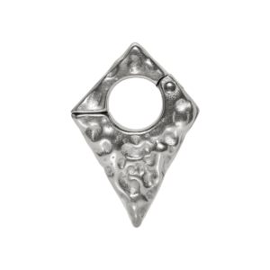 PÊNDULO LOSANGO MARTELADO AÇO MAGNÉTICO - 4MM