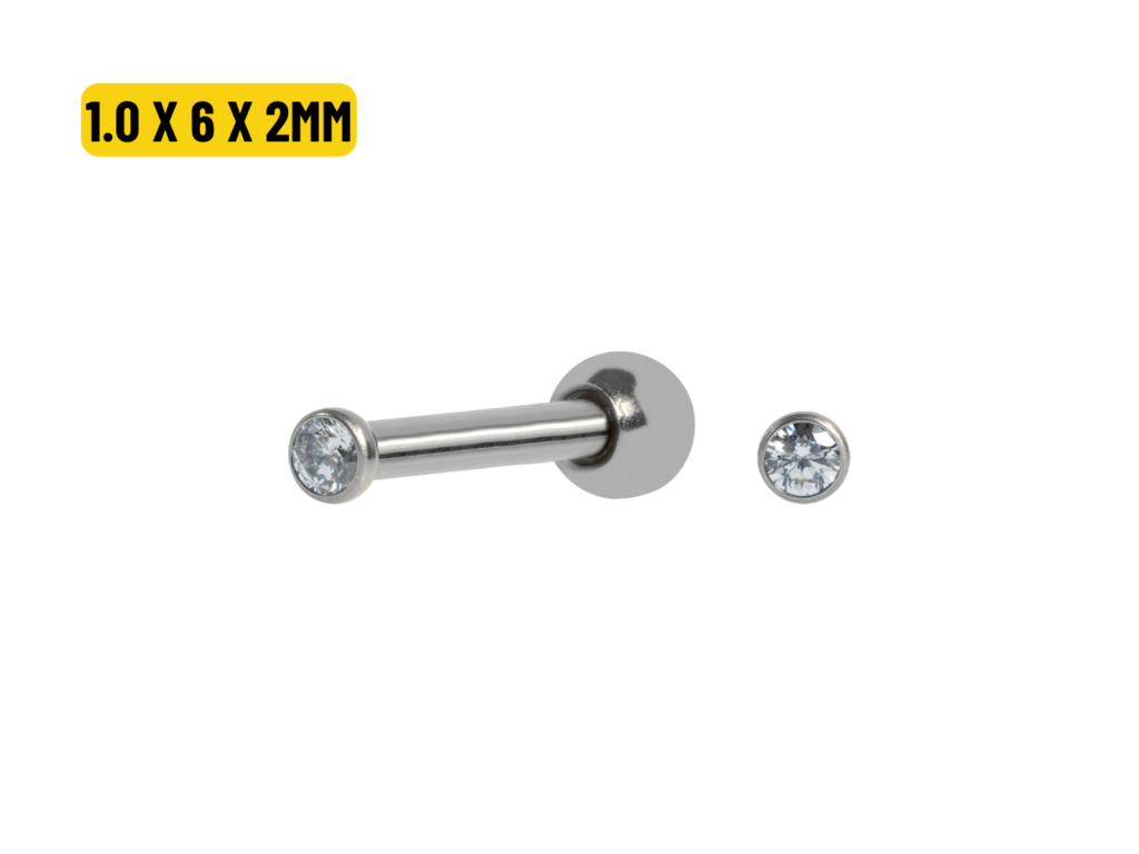 MICRO RETO TITÂNIO AUSTRALIANO - 1.0 X 6 X 2MM