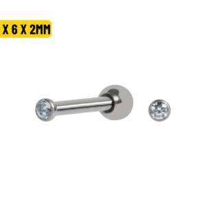 MICRO RETO TITÂNIO AUSTRALIANO - 1.0 X 6 X 2MM