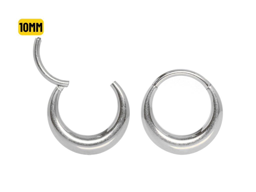 SEGMENTO CLICKER TITÂNIO OVAL - 10MM