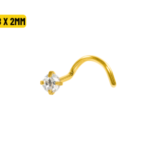 NOSTRIL TITÂNIO PVD C/ GARRAS - 0.8 X 2.0MM