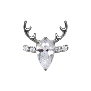 TOPO TITÂNIO 0.9 (1.2MM) - CERVO C/ ZIRCÔNIA