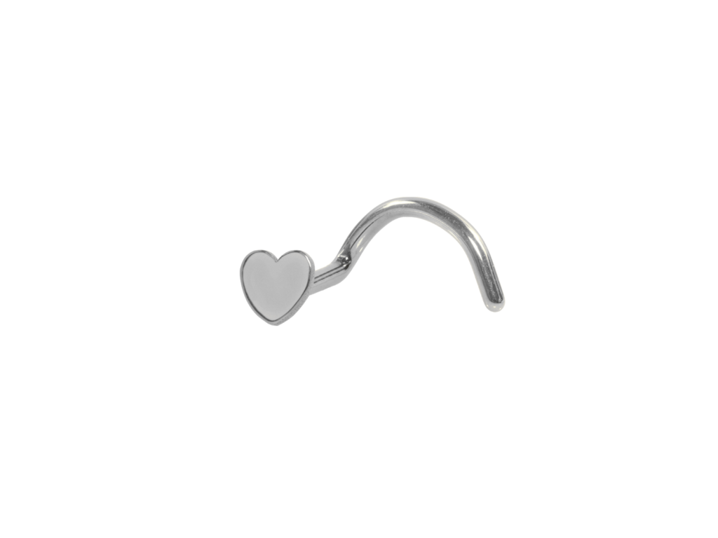 NOSTRIL TITÂNIO CORAÇÃO - 0.8MM