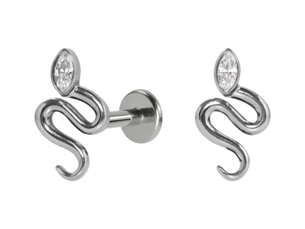 LABRET TITÂNIO R/I COBRA MENOR MOD2
