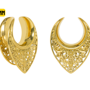 ALARGADOR PÊNDULO AÇO PVD GOLD - 16MM