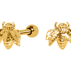 MICRO-RETO ABELHA C52 - BANHADO A OURO