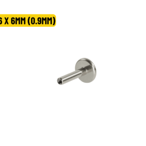 LABRET HASTE R/I TITÂNIO - 1.6 X 6MM ( 0.9MM )