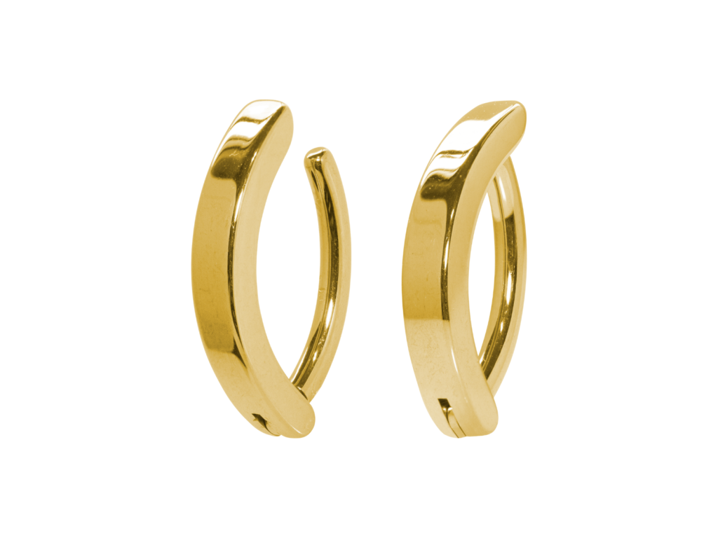 UMBIGO ARGOLA CLICKER TITÂNIO PVD - 1.6 X10MM