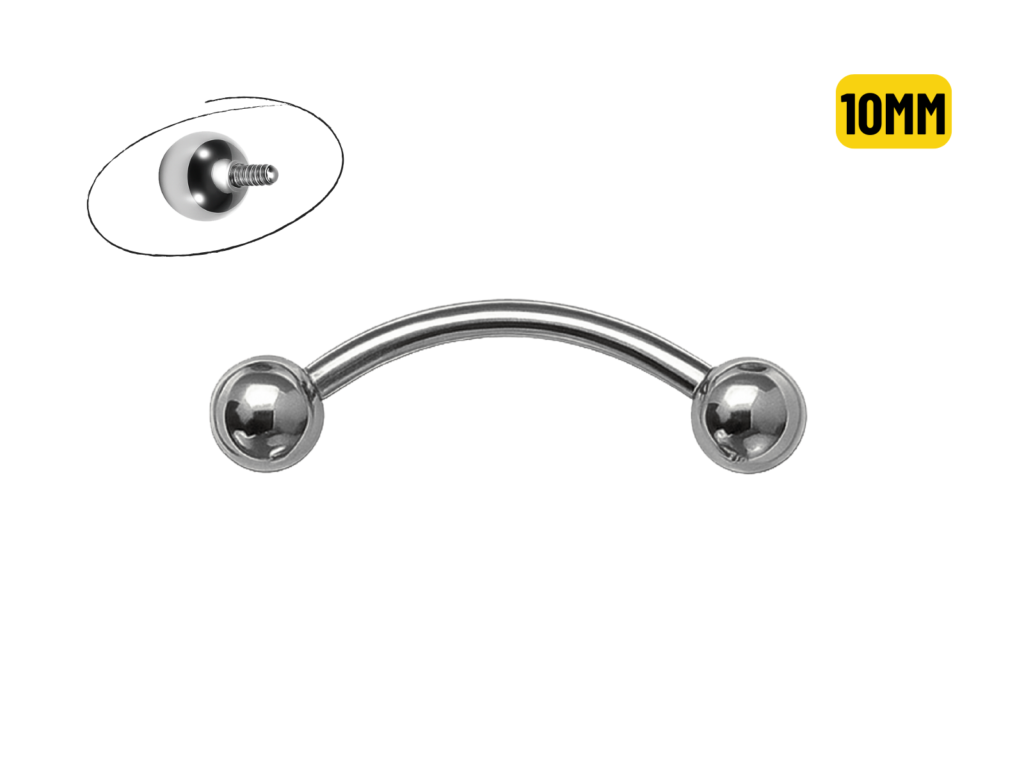 MICRO CURVO TITÂNIO R/INTERNA - 1.2 X 10 X 3MM