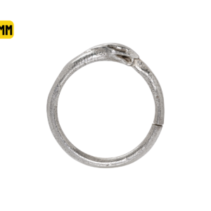 ARGOLA PRATA TORÇÃO COBRA - 10MM