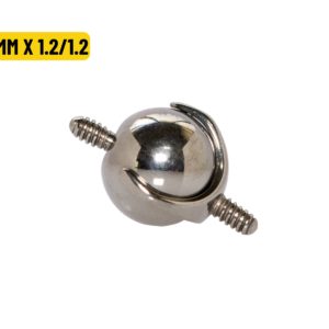 BOLINHA TITÂNIO R/I DUPLO - 4MM X 1.2/1.2