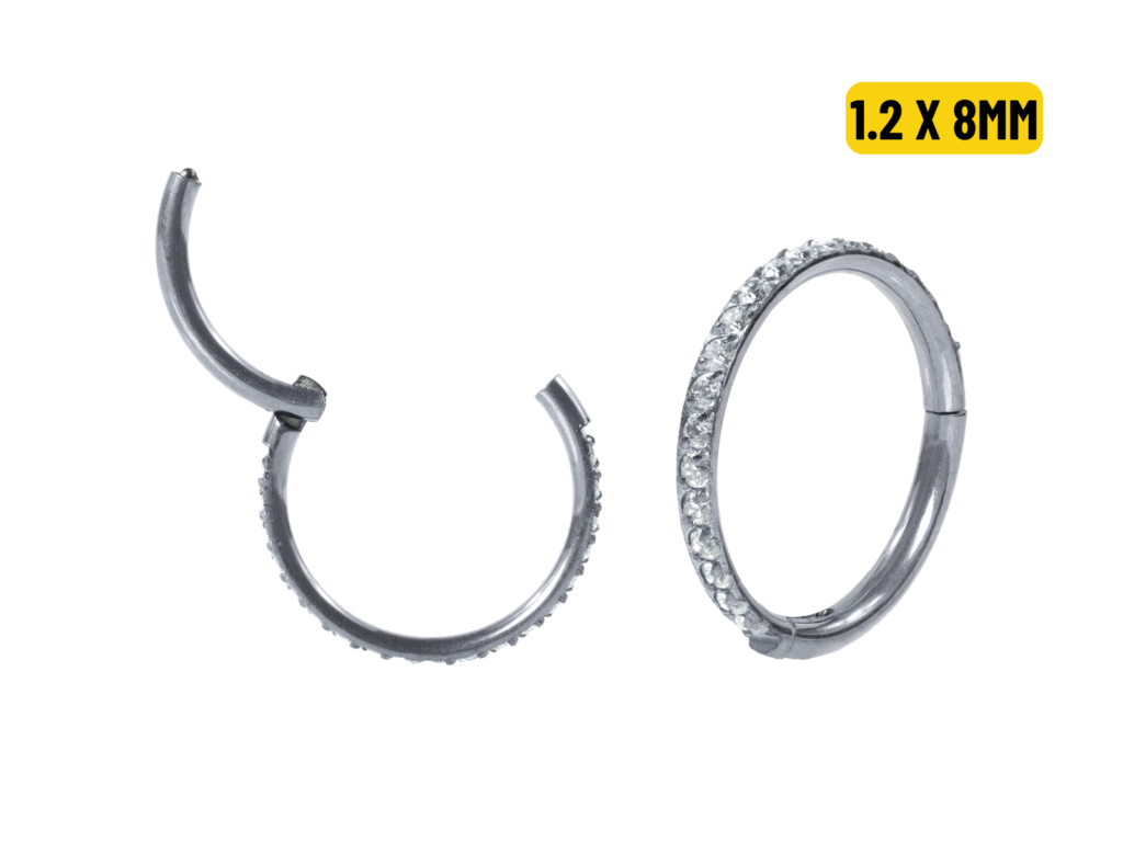 SEGMENTO CLICKER TITÂNIO C/ ZIRCÔNIA - 1.2 X 8MM