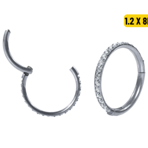 SEGMENTO CLICKER TITÂNIO C/ ZIRCÔNIA - 1.2 X 8MM