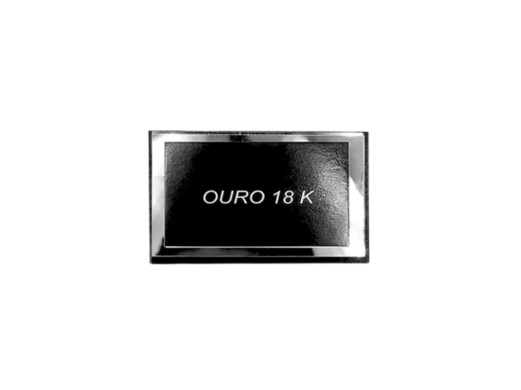 PLACA INFORMATIVA - OURO 18K