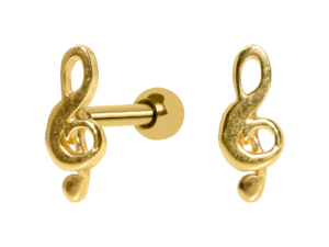 MICRO-RETO CLAVE DE SOL C87 – BANHADO A OURO
